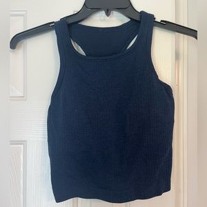 Lululemon ebb to street crop tank top
